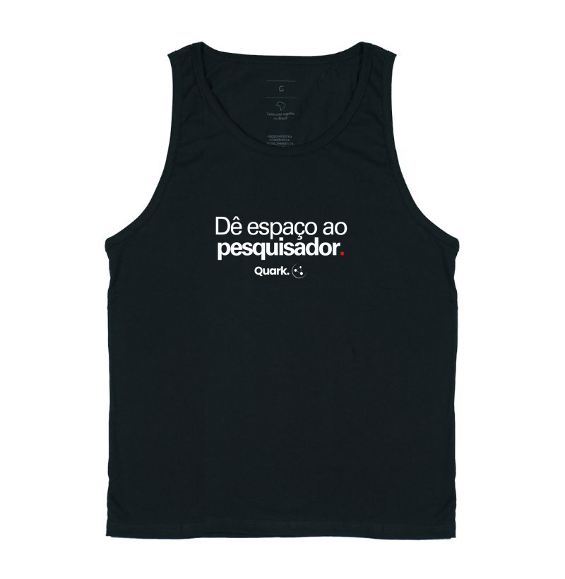 Dê espaço ao pesquisador.