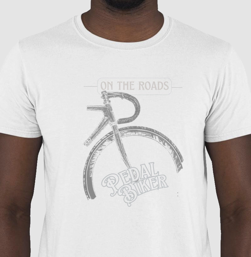 camiseta pedal biker on the roads