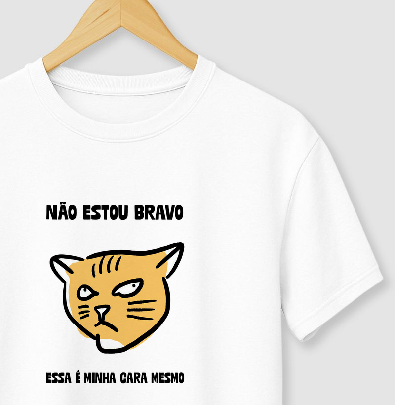 Não estou bravo, esta é minha cara mesmo
