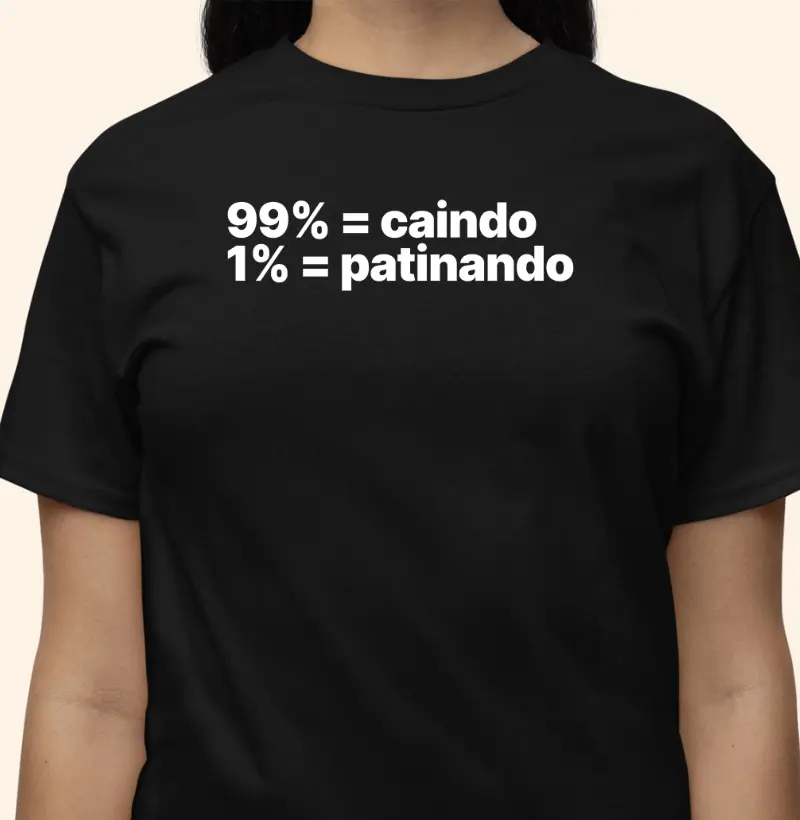 99% do tempo caindo