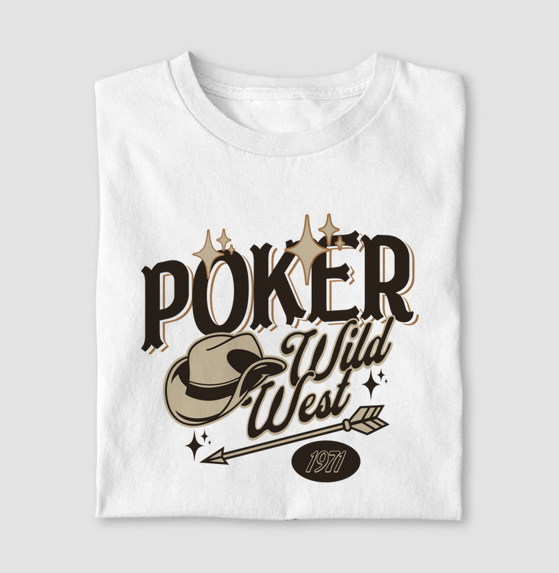 Camiseta "Poker Wild West"