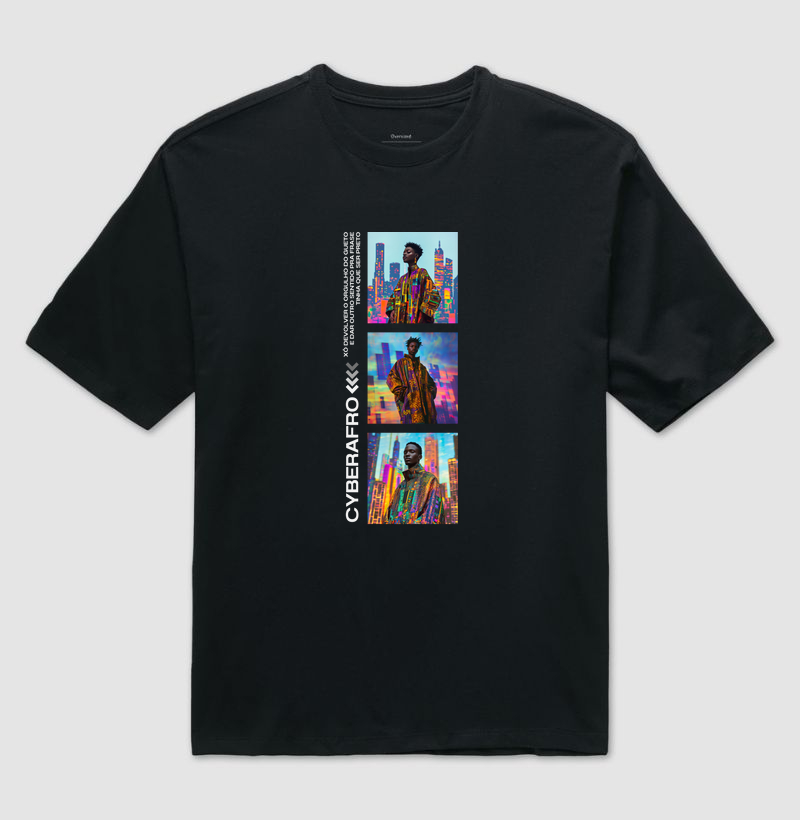 Camiseta Oversized Cyber Models