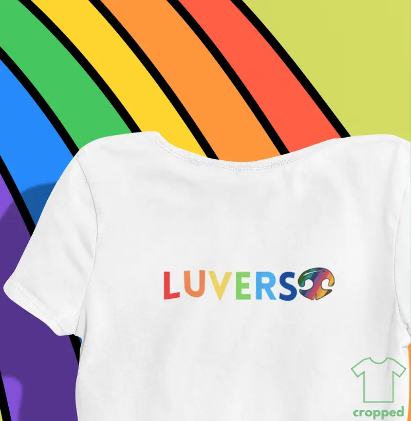 Cropped - Luvers rainbow - for Luv