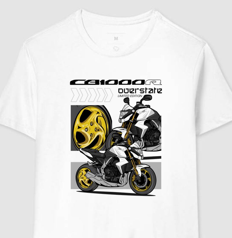 CB1000R - Branca | Edição Limitada | Camiseta Overstate