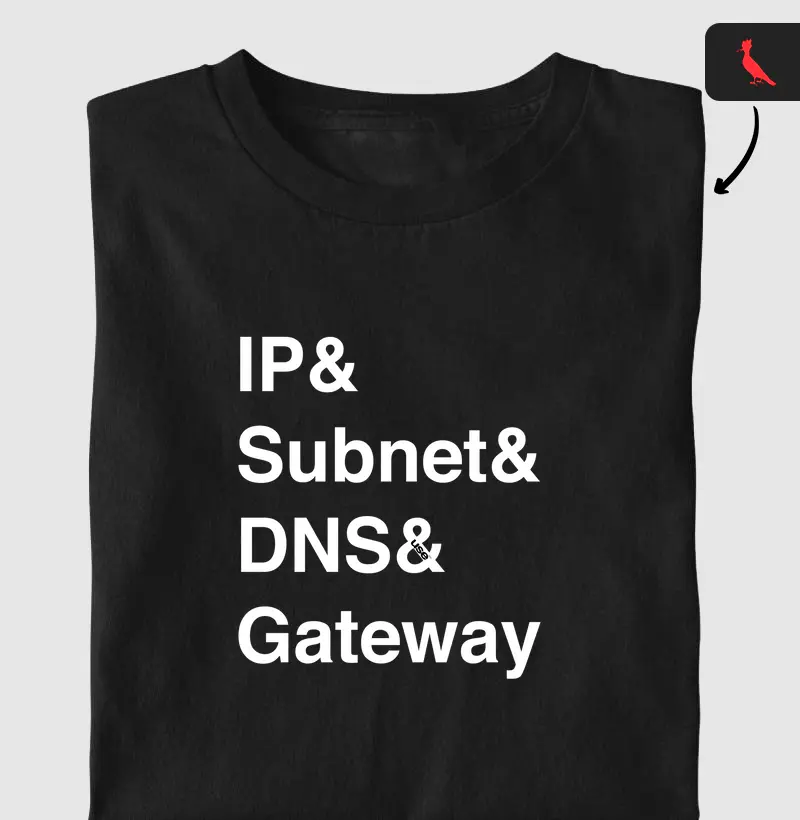 “IP & SUBNET & DNS & GATEWAY”  T.I