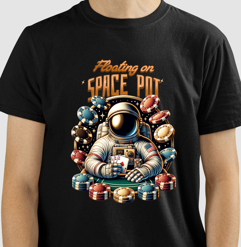 Camiseta "Floating on Space Pot"
