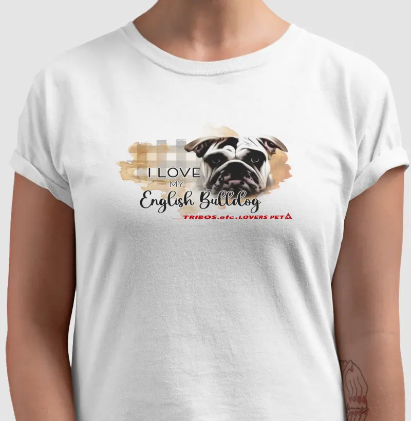 CAMISETA RESERVA.INK MASCULINA E FEMININA TRIBOS.etc PET DOG BULLDOG