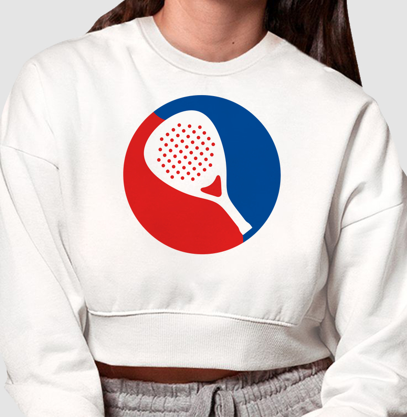 Cropped Moletom - Raquete em Foco