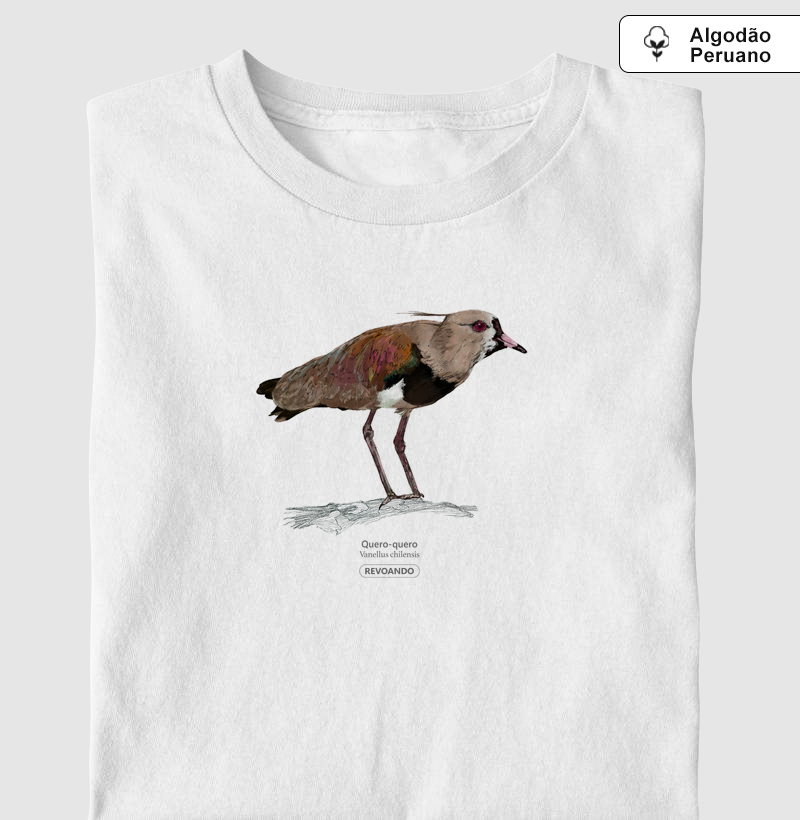 Aves do Brasil - Quero-Quero - Algodão Peruano