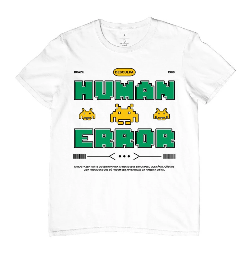 Camiseta Retrô Gamer Geek