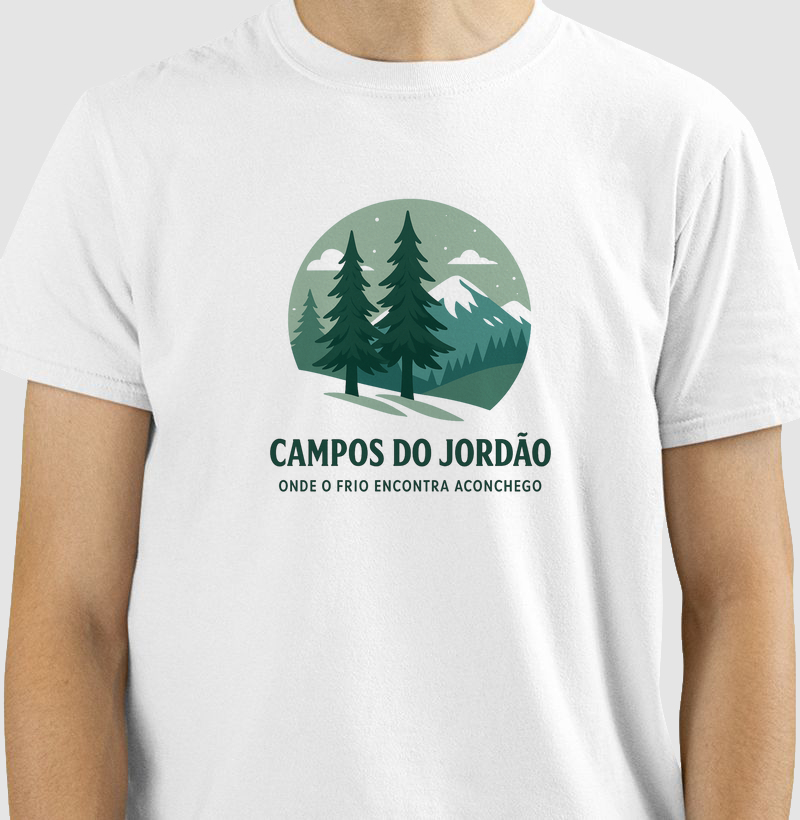 Camiseta Campos do Jordão – Onde o frio encontra aconchego