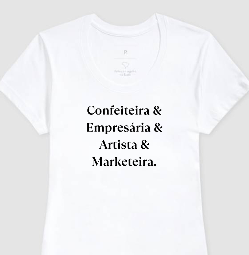 T-shirt empresária