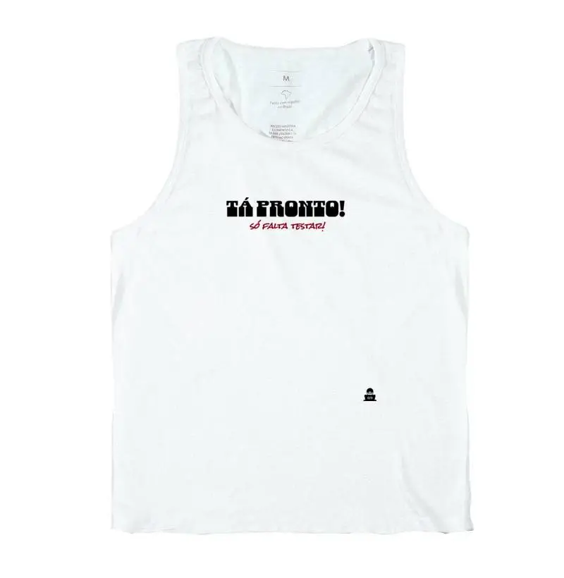 Tá pronto! Só falta <testar/>