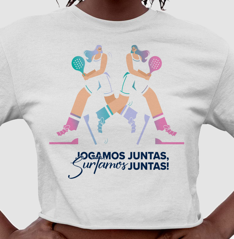 Cropped Jogamos Juntas, Surtamos Juntas
