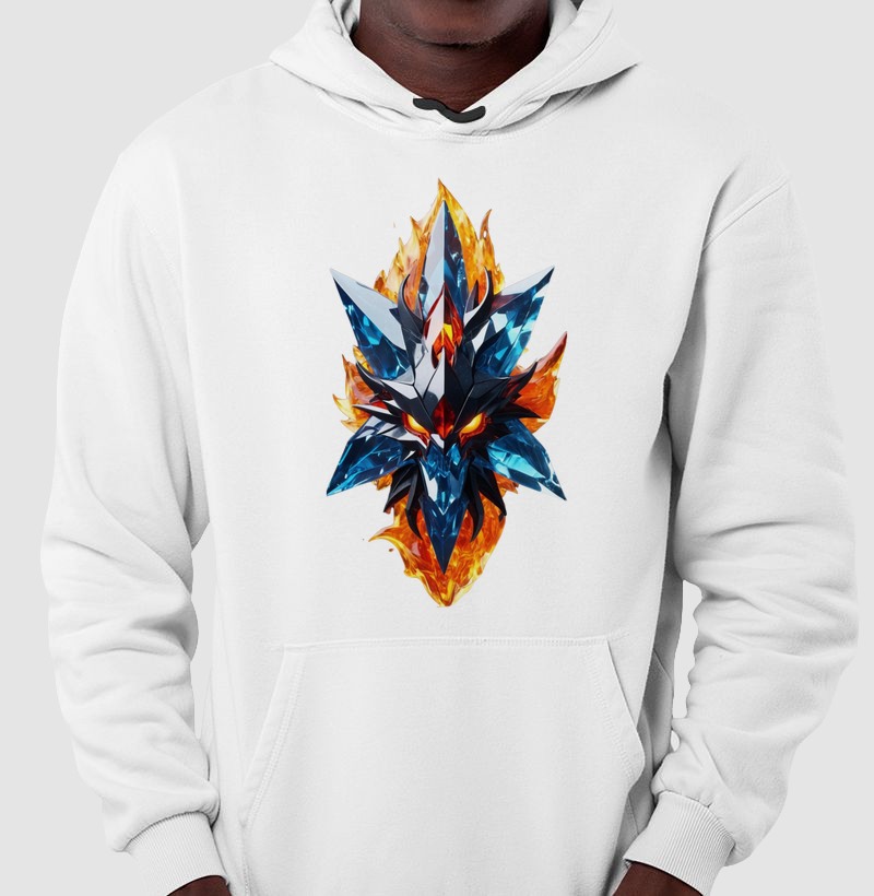 Camiseta "Fênix: Gelo e Fogo" - Design Épico e Poderoso