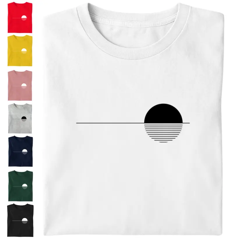 Camiseta Sunset - discreta e direta para vestir o que ama | Camisetas Falam