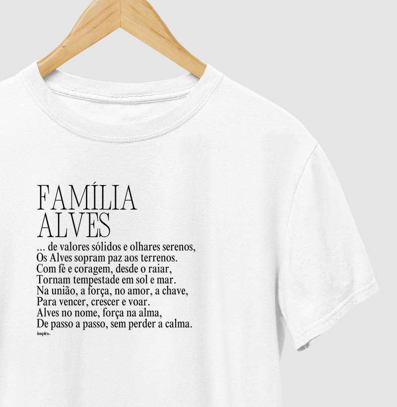 FAMÍLIA ALVES | Algodão Premium