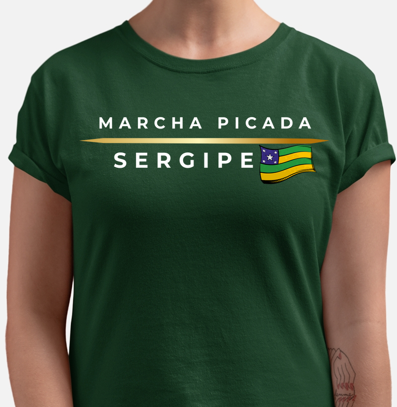Camisa marcha picada Sergipe