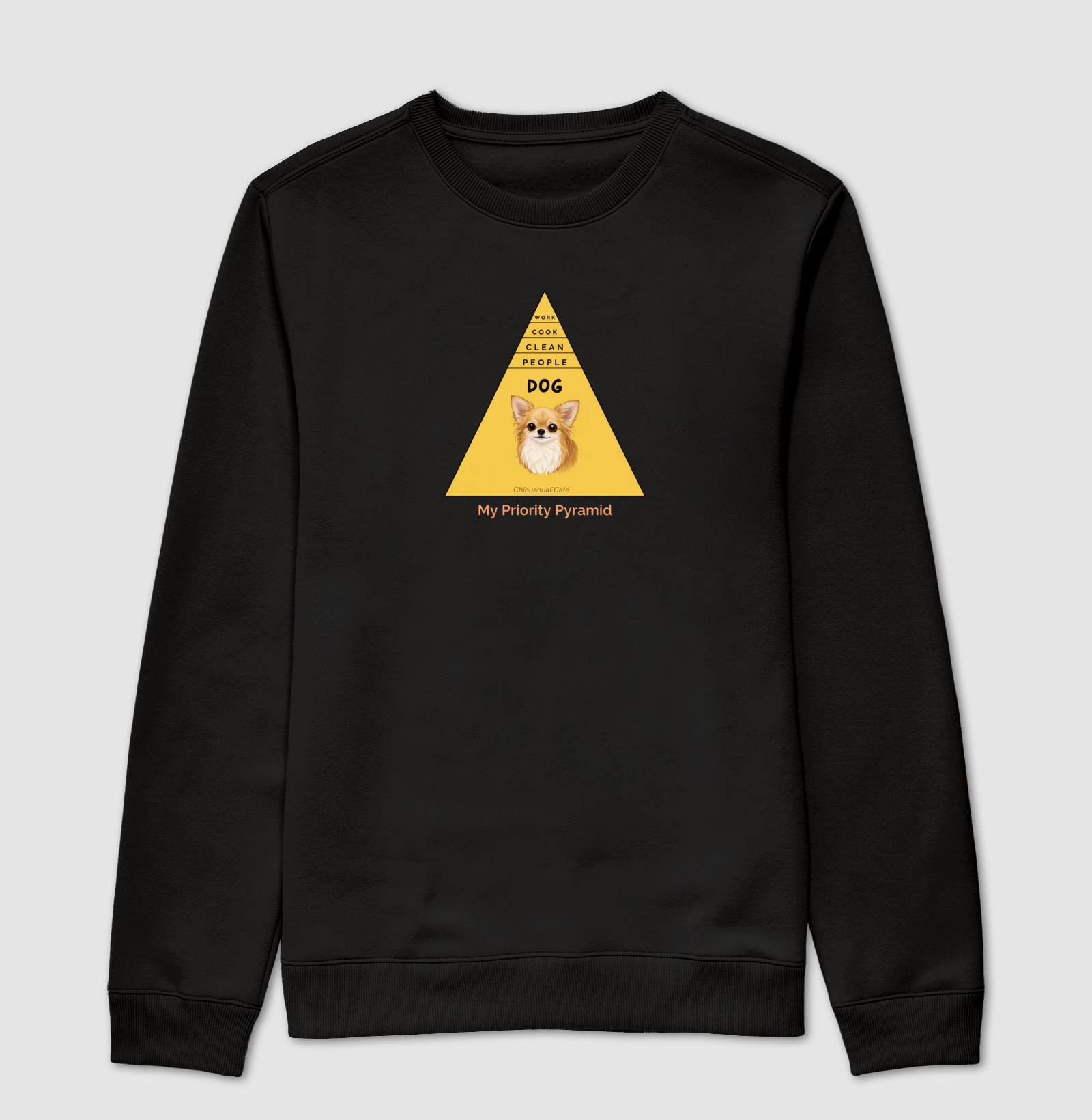 My Priority Pyramid = My Chihuahua