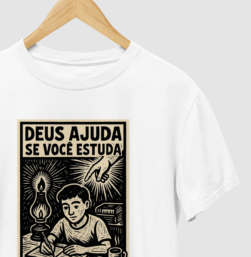 Deus ajuda se estuda