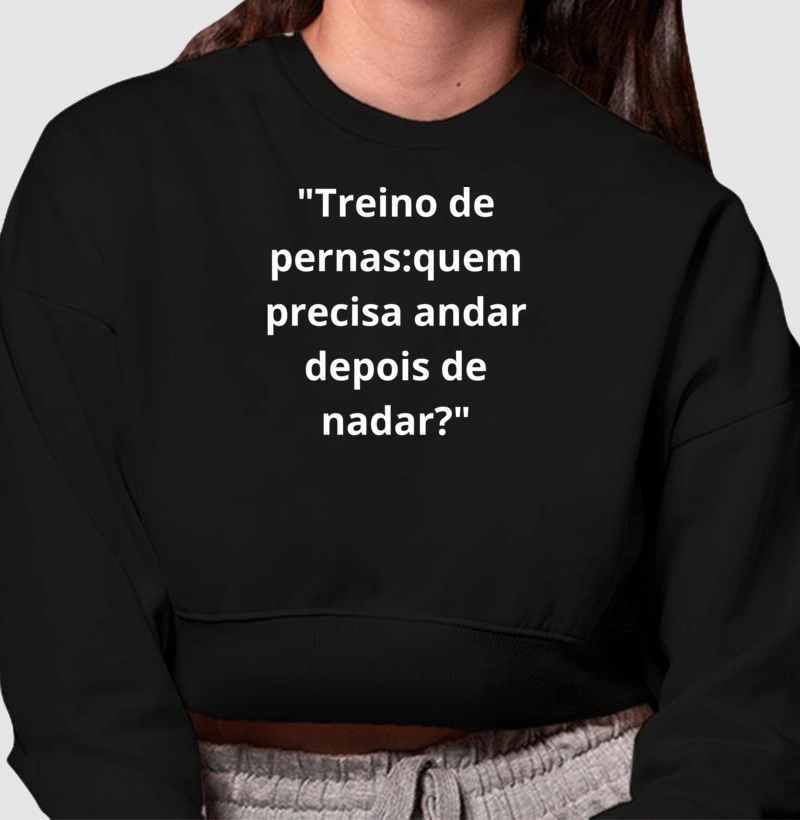 "Treino de pernas: quem precisa andar depois de nadar?"