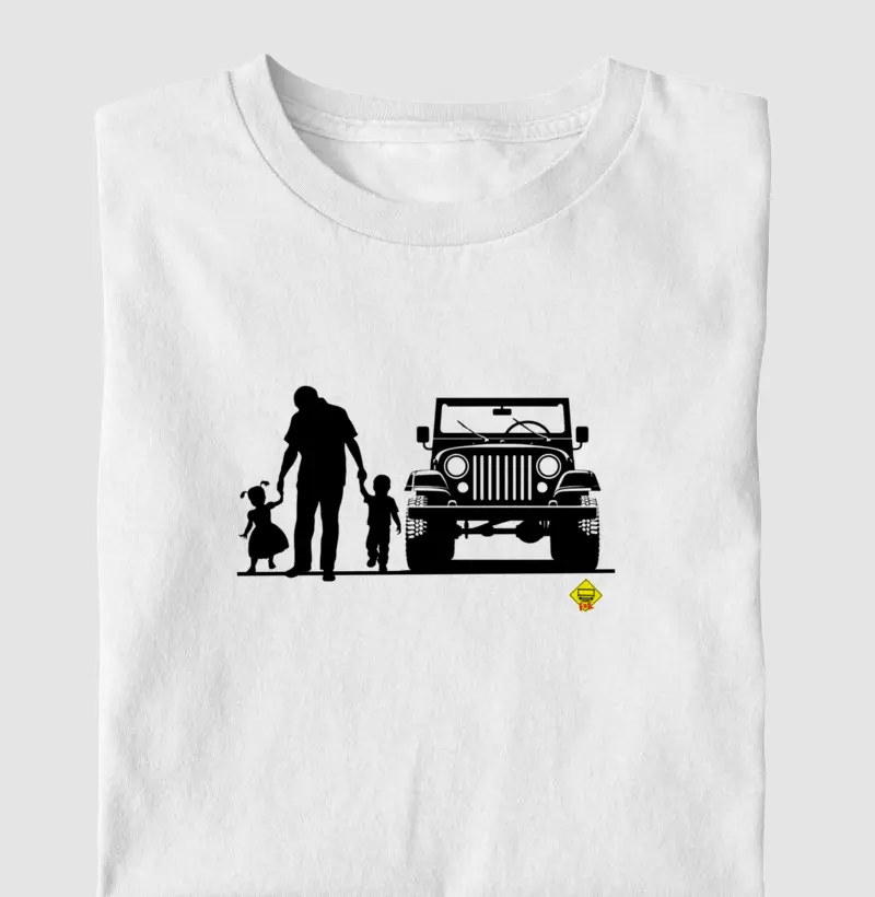 Pai, filho e filha 4x4