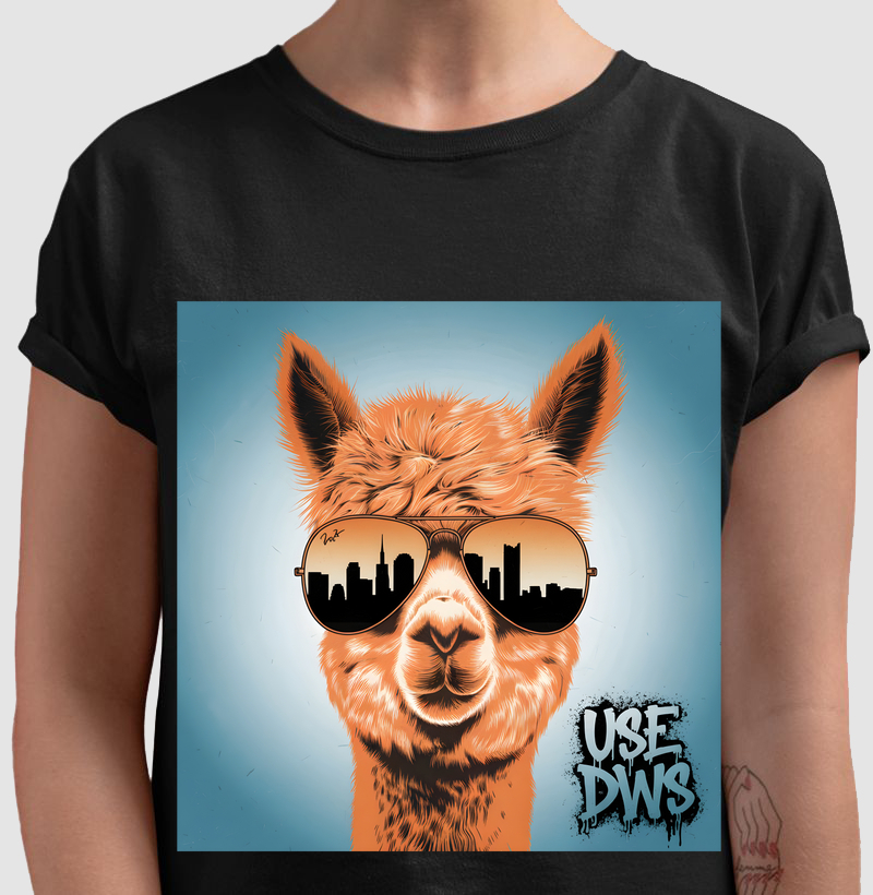 Camiseta Alpaca Close Up