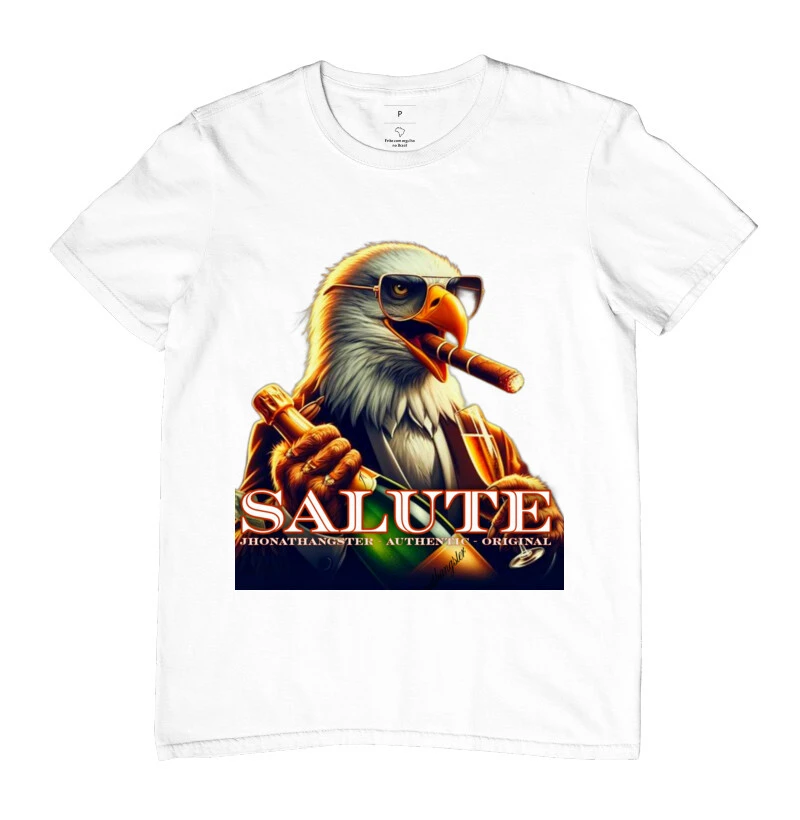 Camiseta Masculina Jhonathangster Eagle Salute Celebration