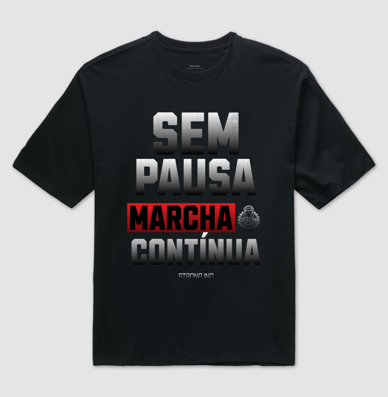 Camiseta Oversized Sem Pausa 