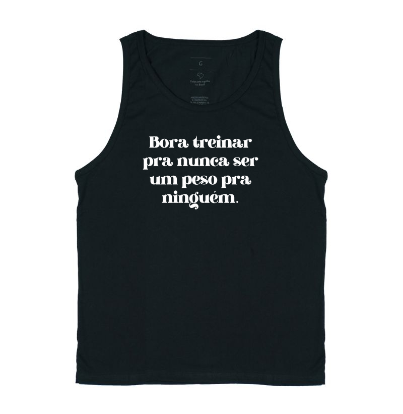 Bora treinar pra nunca ser um peso pra ninguém