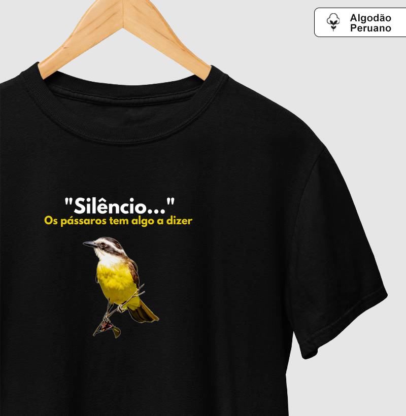 Camiseta Bem-te-vi Algodão Peruano