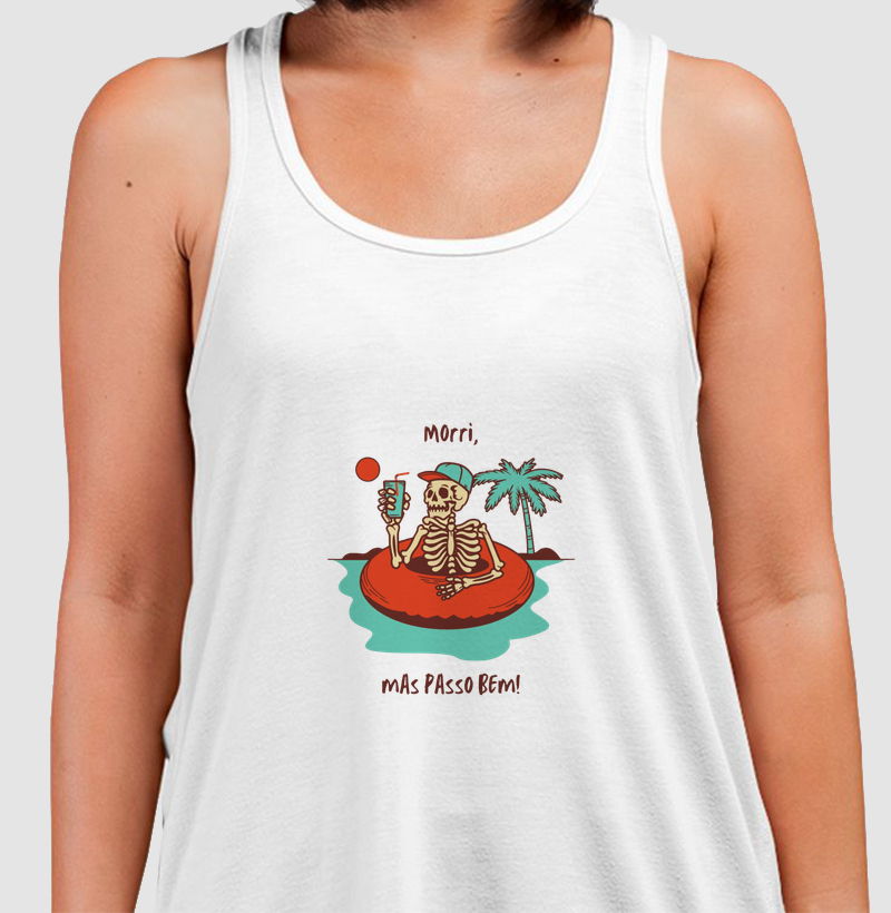 Morri, mas passo bem