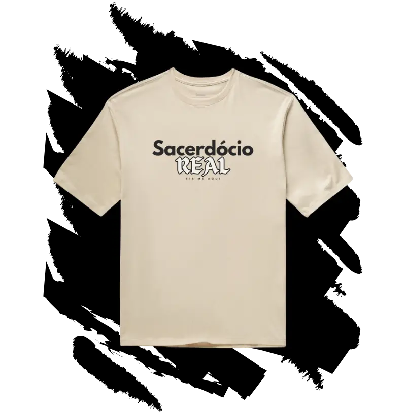 Camiseta Oversized Cristã - Sacerdócio Real