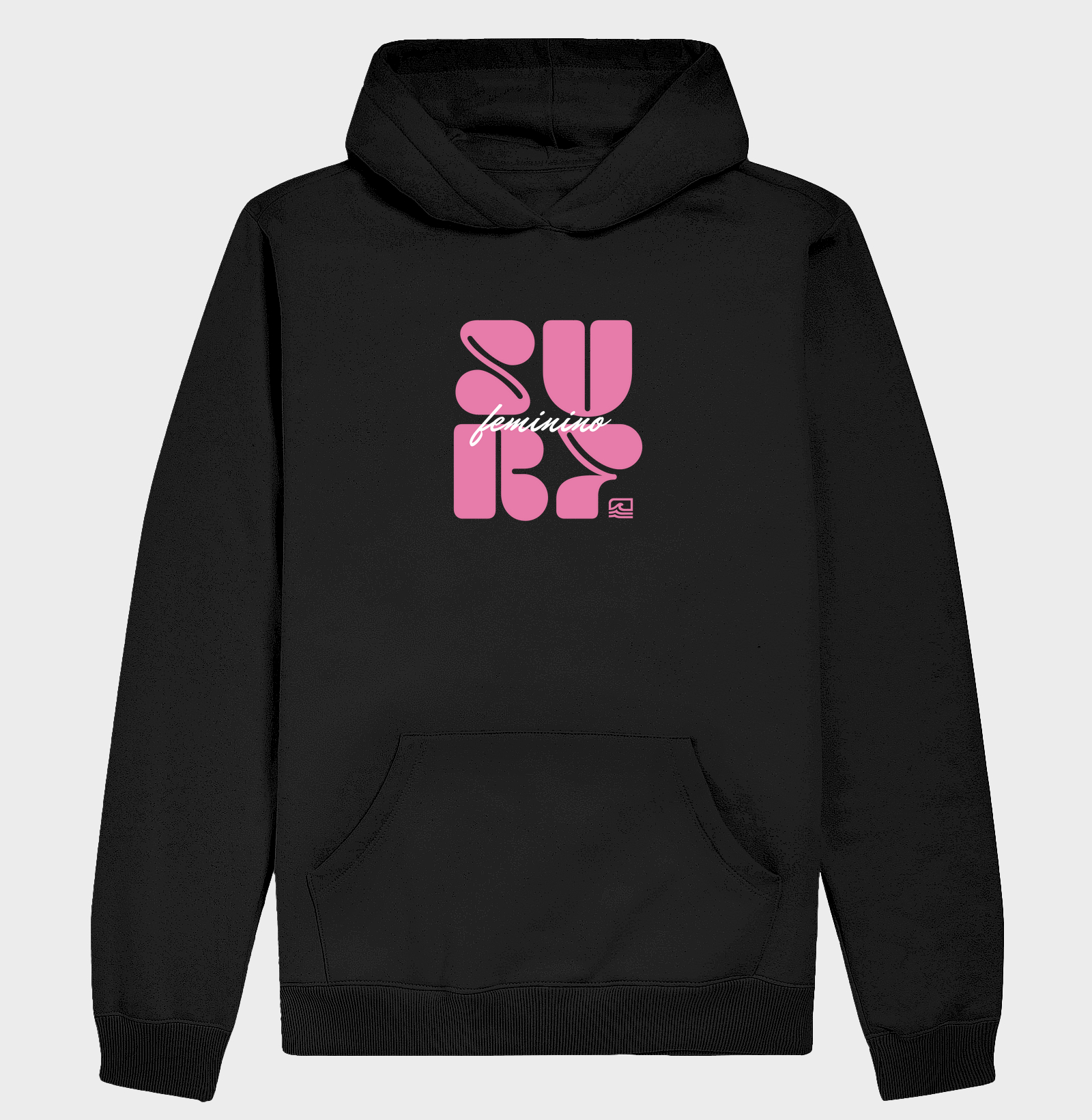 "Surf Feminino" (Moletom hoodie)