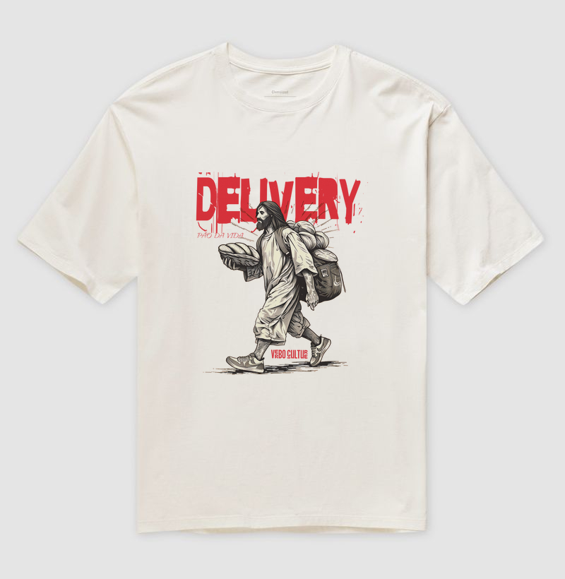 CAMISETA OVERSIZED "PÃO DA VIDA"