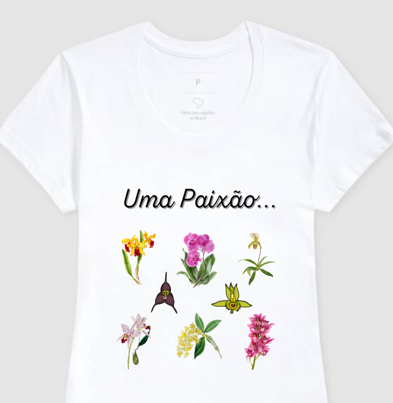 BabyLook Uma Paixão... Orquídeas