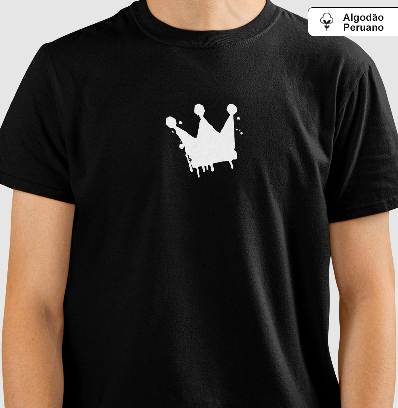  Coroa: Camiseta em Algodão Peruano - O Toque de Realeza no Seu Estilo
