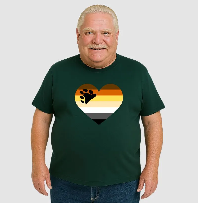 Camiseta Coração Bandeira Ursos