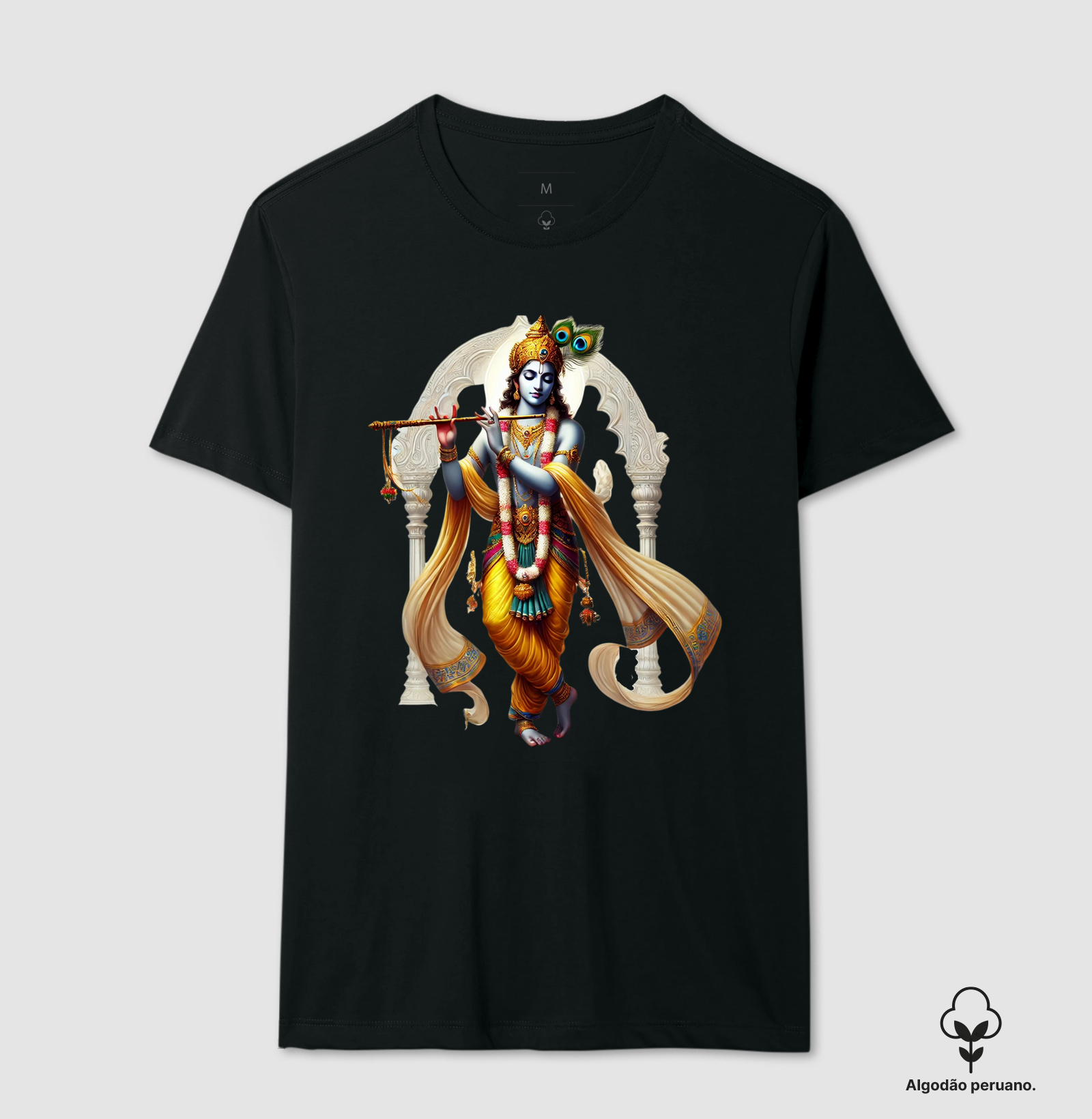 Krishna e a Coroa com Pluma