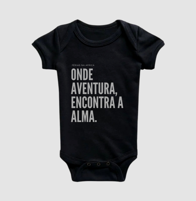 Body Infantil Animalis Alma e Aventura 100% Algodão