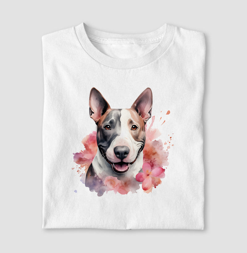 Bull Terrier aquarela