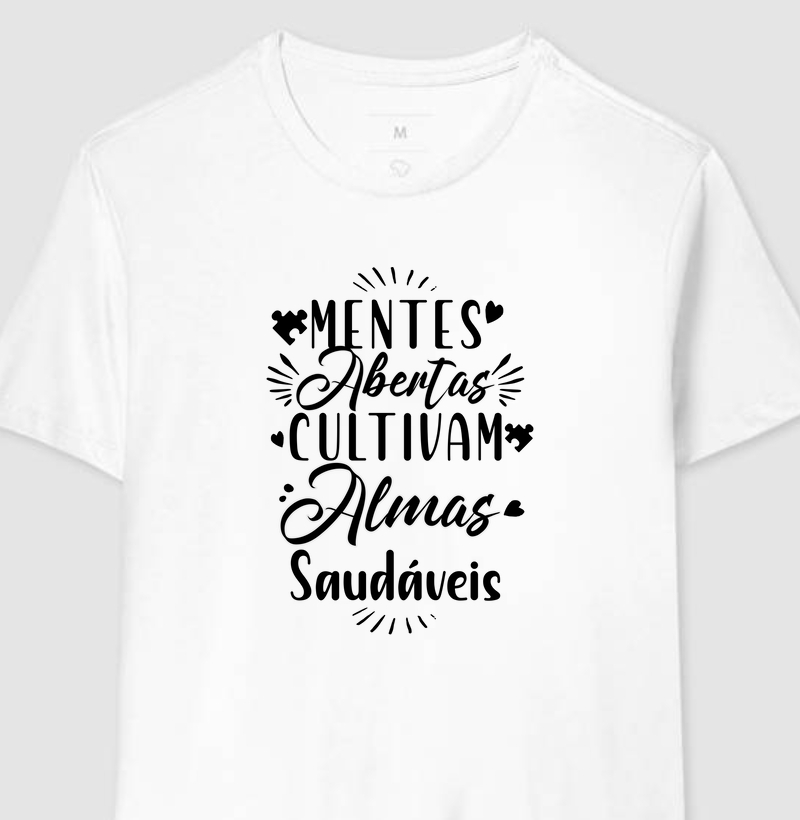 Mentes Abertas Cultivam Almas Saudáveis (Black)