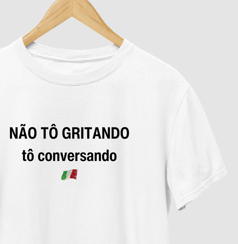 Não tô gritando, tô conversando!