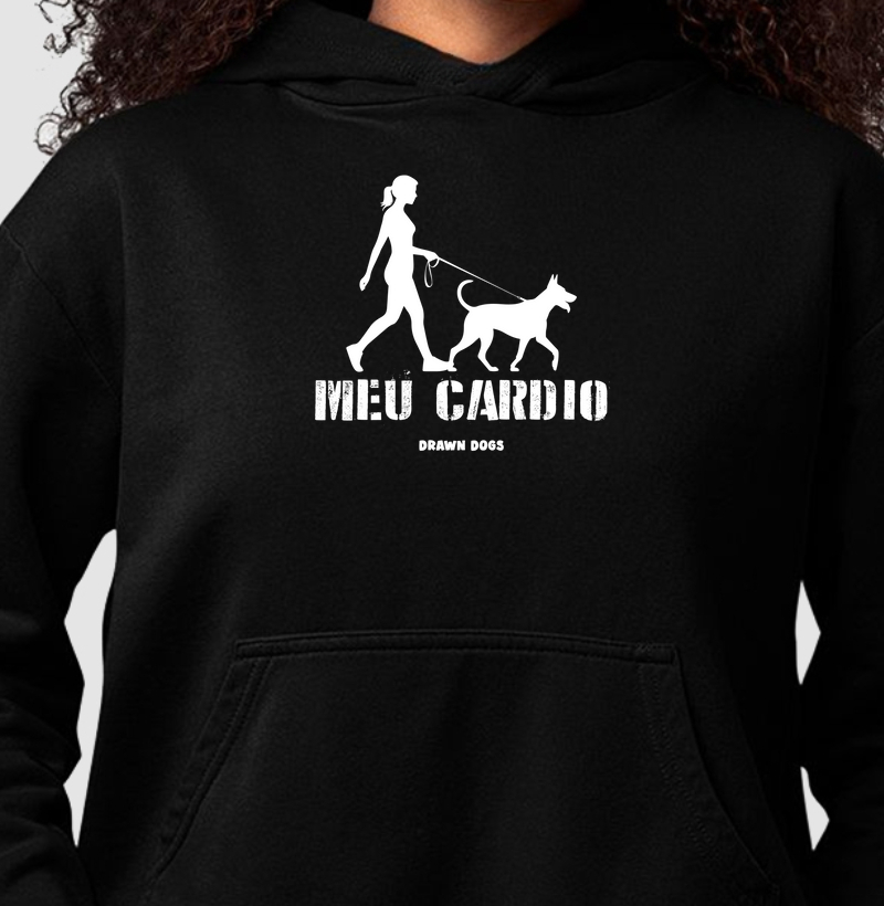 Meu cardio - mulher e cachorro