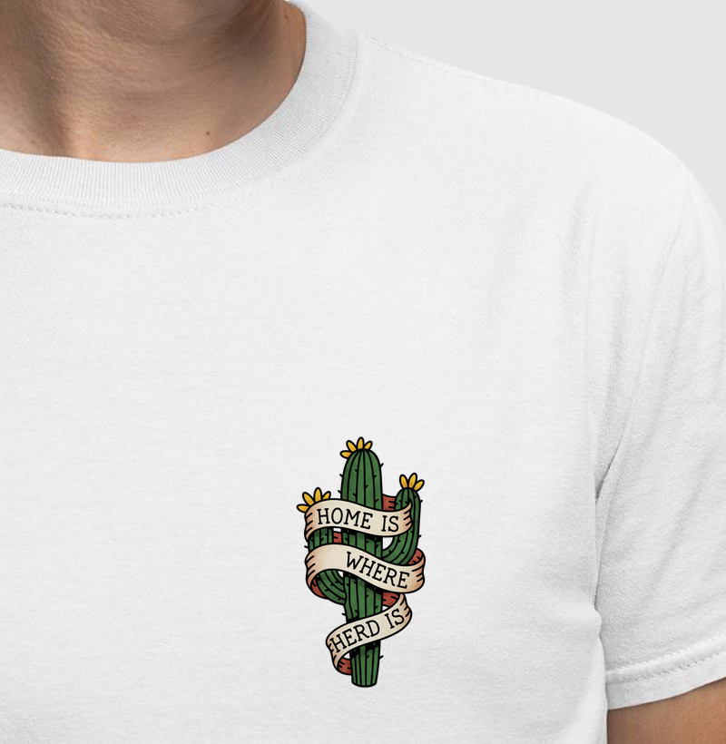 Camiseta Home Is Where the Herd Is | Western Roots