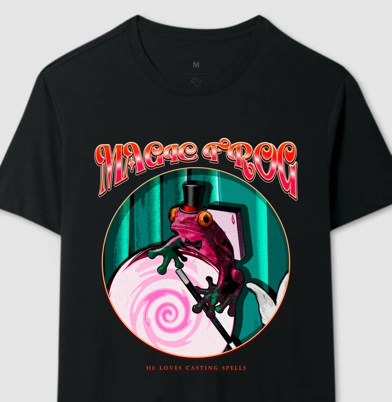 Camiseta Coruja 🎲"Magic Frog"
