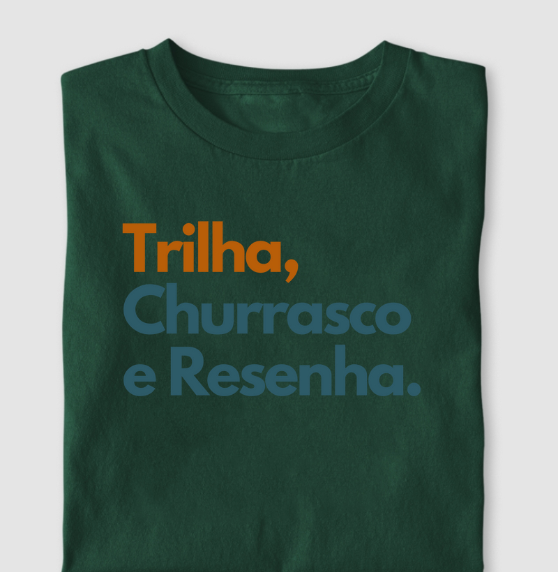 Trilha, churrasco e resenha