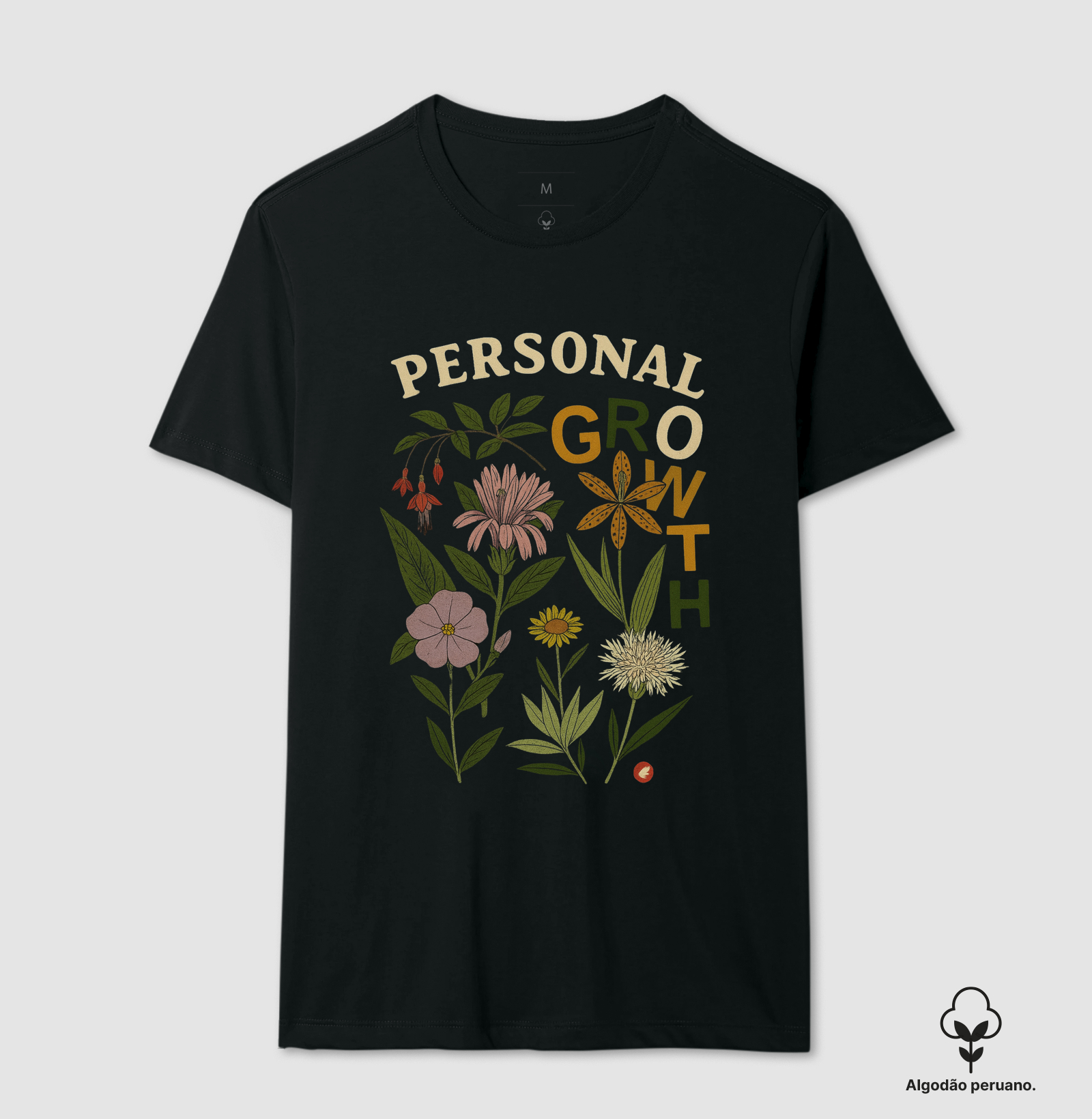 Camiseta algodão peruano - Personal Growth