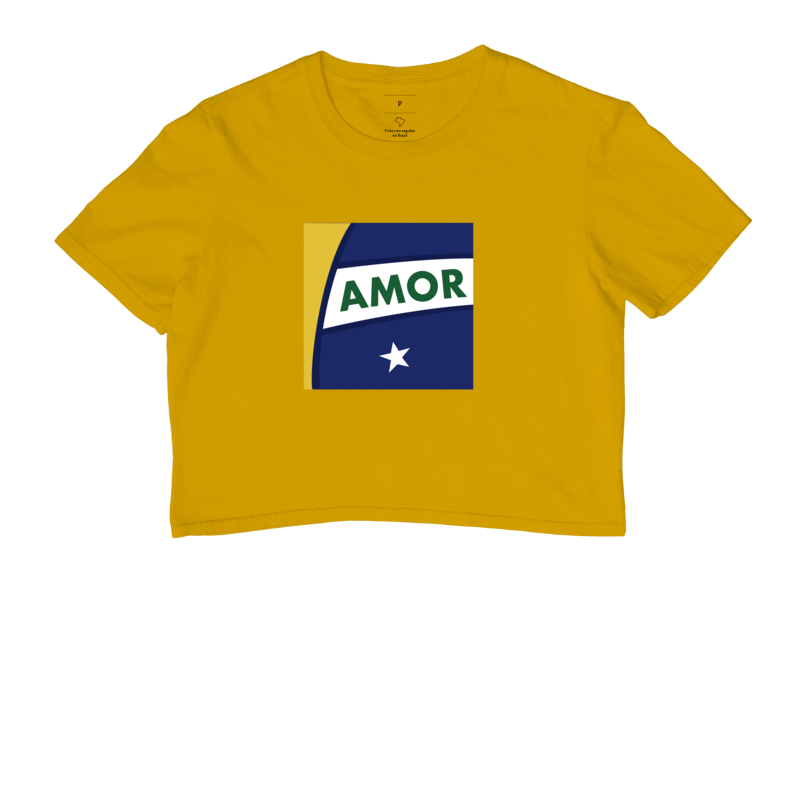 Cropped Amor a Bandeira