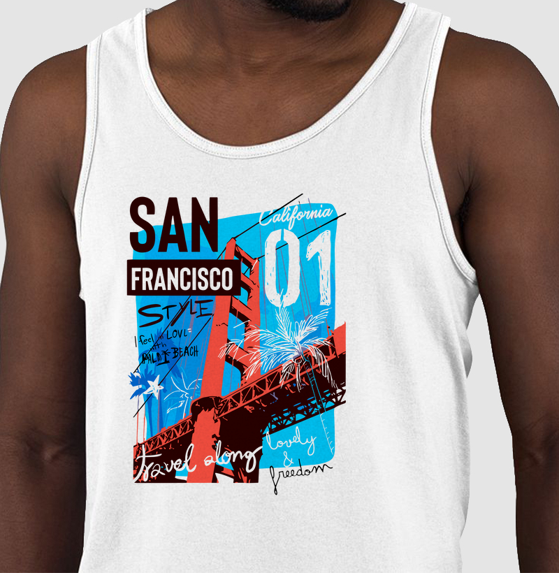 Camiseta Regata - São Francisco